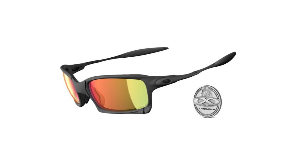 Oakley X-Squared X-Metal Frame w/ Ruby Iridium Lenses Men's Sunglasses OO6011-03