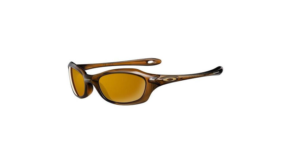 Oakley XS Fives Dark Amber Frame w/ Bronze Lenses Men's Sunglasses 03-452