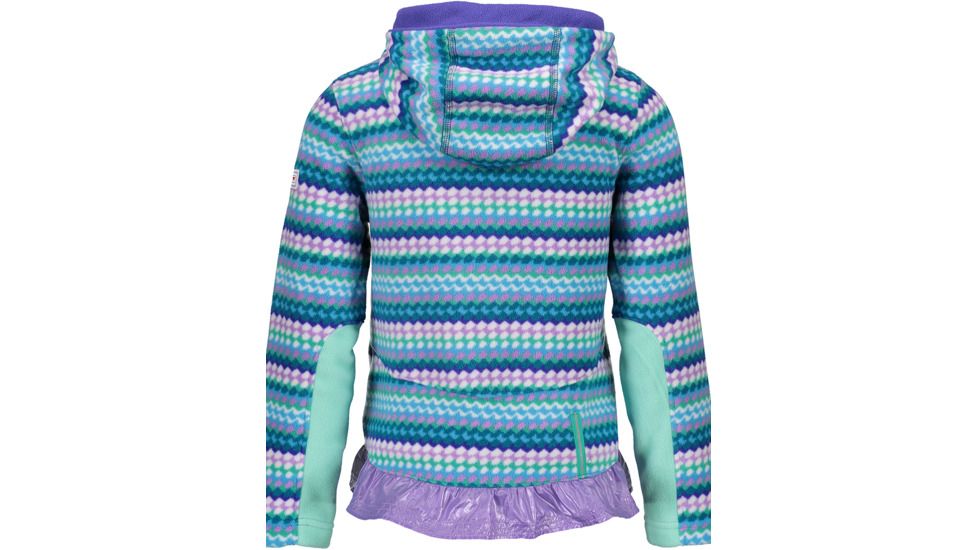 Obermeyer Aiya Fleece Pullover - Girls, Be Cool Geo, Medium, 57029-BE COOL GEO-M