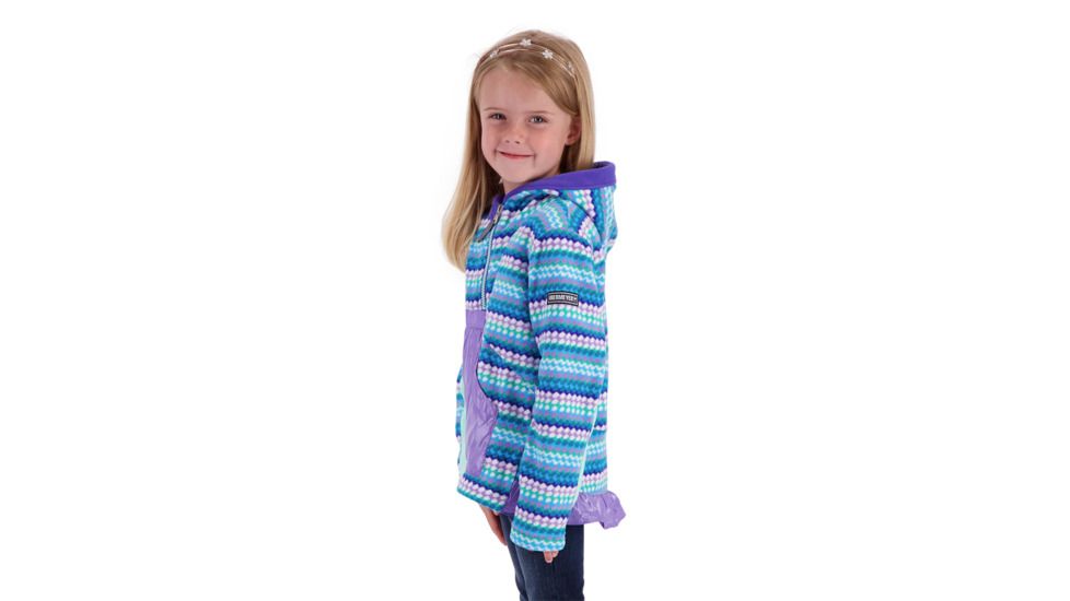 Obermeyer Aiya Fleece Pullover - Girls, Be Cool Geo, Medium, 57029-BE COOL GEO-M