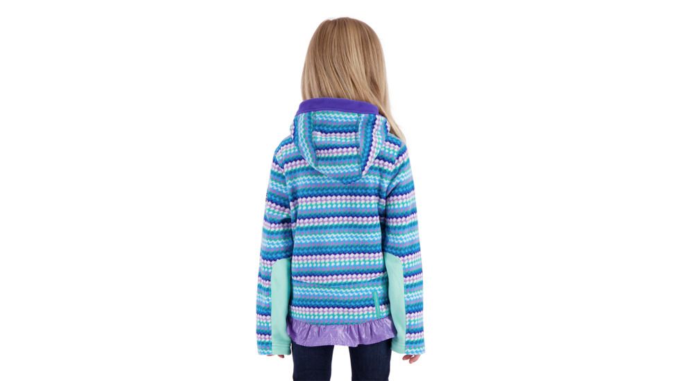 Obermeyer Aiya Fleece Pullover - Girls, Be Cool Geo, Medium, 57029-BE COOL GEO-M