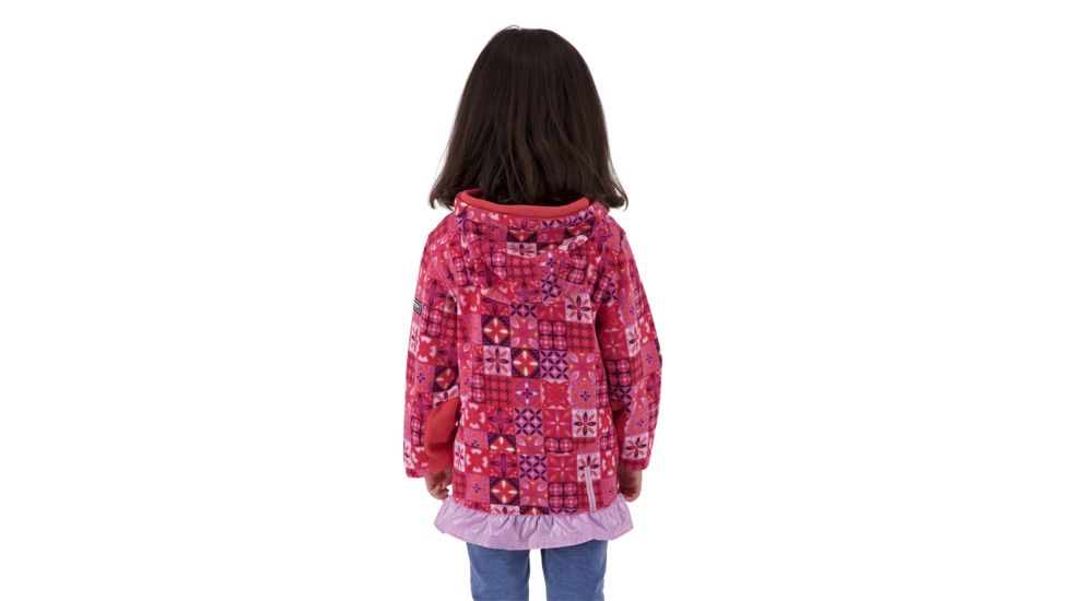 Obermeyer Aiya Fleece Pullover - Girls, Blushing Talave, Extra Small, 57029-BLUSHING TALAVE-XS