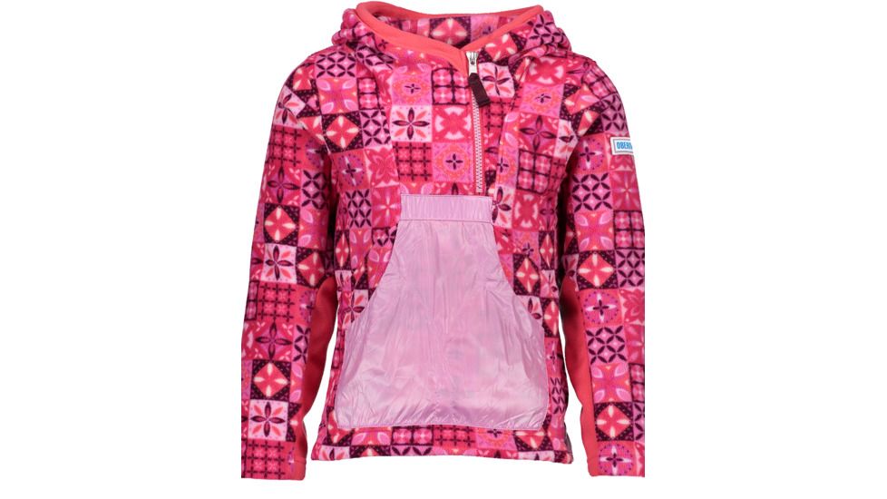 Obermeyer Aiya Fleece Pullover - Girls, Blushing Talave, Extra Small, 57029-BLUSHING TALAVE-XS