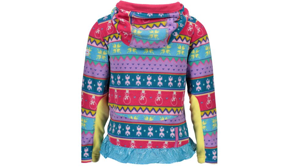 Obermeyer Aiya Fleece Pullover - Girls, County Fair Isl, Small, 57029-COUNTY FAIR ISL-S