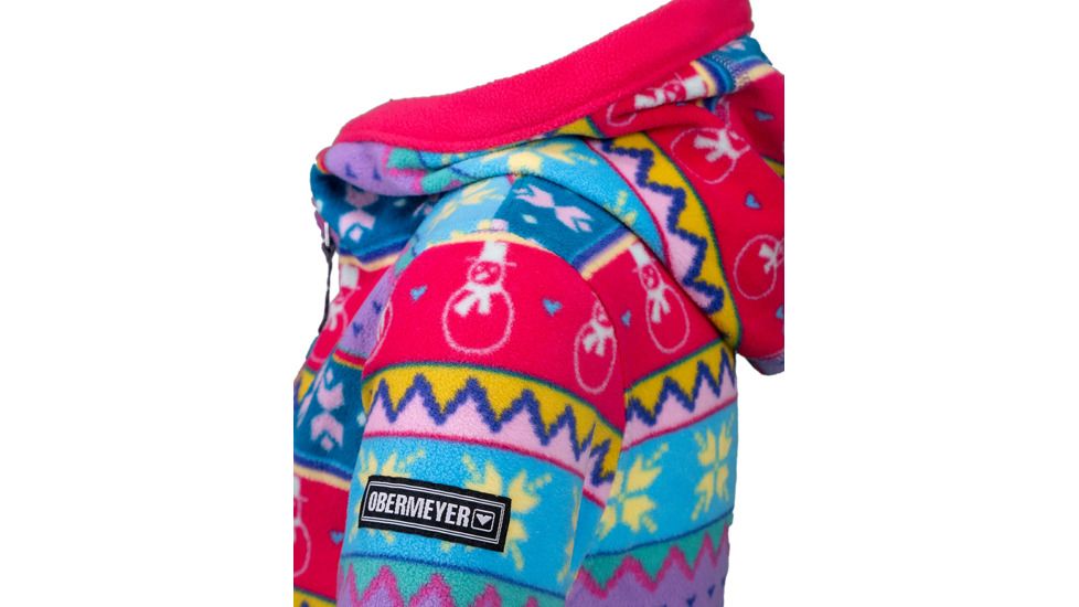 Obermeyer Aiya Fleece Pullover - Girls, County Fair Isl, Small, 57029-COUNTY FAIR ISL-S