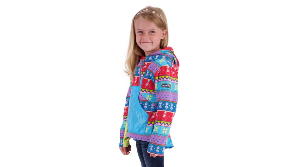 Obermeyer Aiya Fleece Pullover - Girls, County Fair Isl, Small, 57029-COUNTY FAIR ISL-S