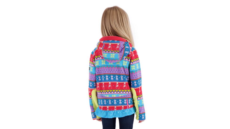 Obermeyer Aiya Fleece Pullover - Girls, County Fair Isl, Small, 57029-COUNTY FAIR ISL-S