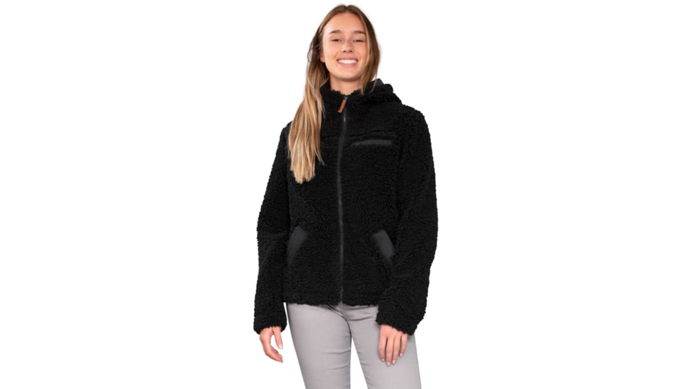 Obermeyer Amelia Sherpa Jacket - Women's, Large, Black, 17064-16009-L