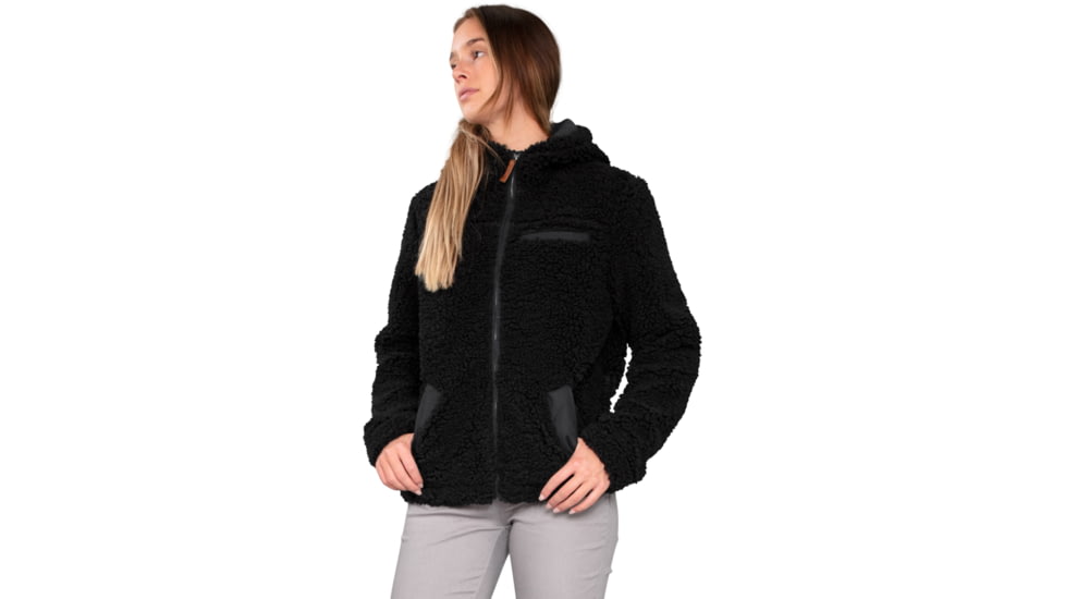 Obermeyer Amelia Sherpa Jacket - Women's, Large, Black, 17064-16009-L