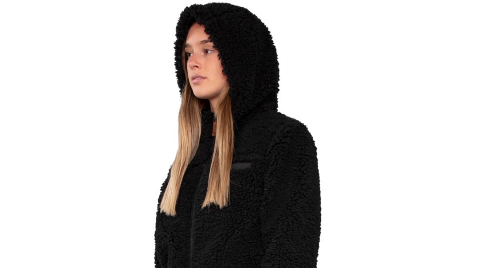 Obermeyer Amelia Sherpa Jacket - Women's, Large, Black, 17064-16009-L