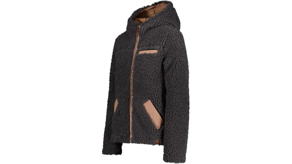 Obermeyer Amelia Sherpa Jacket - Women's, Extra Large, Coal, 17064-20004-XL