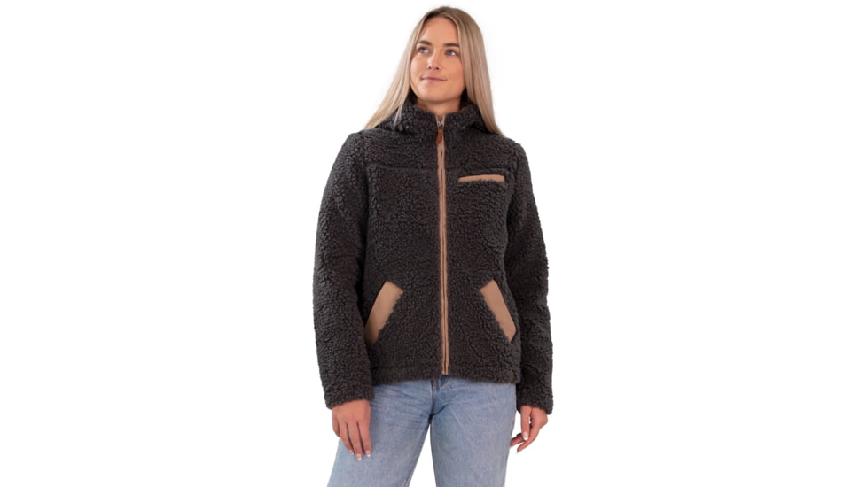 Obermeyer Amelia Sherpa Jacket - Women's, Extra Large, Coal, 17064-20004-XL