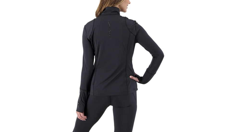 Obermeyer Anya 1/2 Zip Top - Womens, Black, Medium, 19022-16009-M