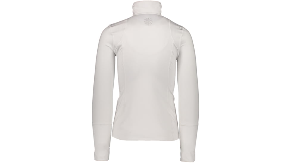 Obermeyer Anya 1/2 Zip Top - Womens, White, Small, 19022-16010-S