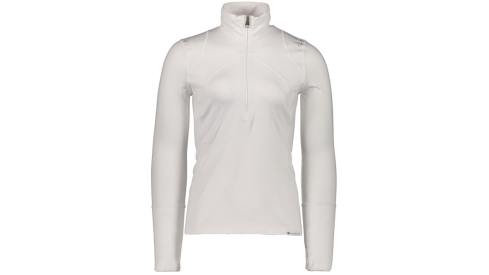 Obermeyer Anya 1/2 Zip Top - Womens, White, Small, 19022-16010-S