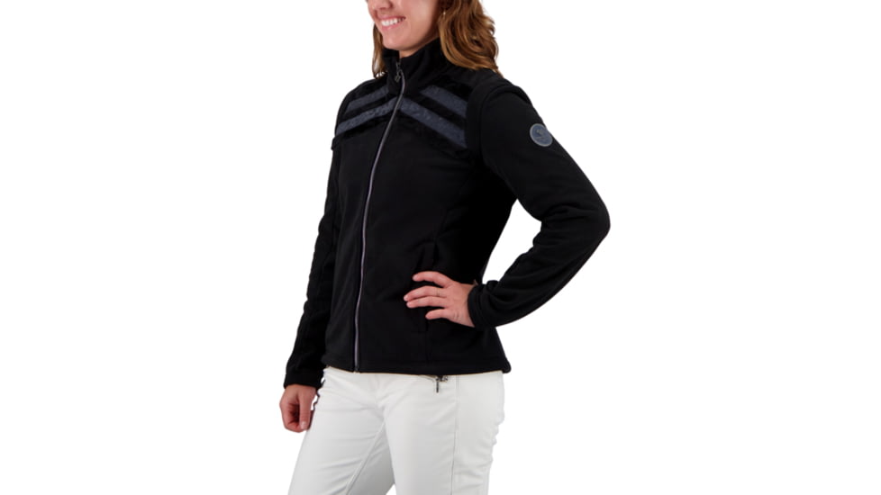 Obermeyer Ariadne Fleece Jacket - Womens, Black, Large, 17034-16009-L