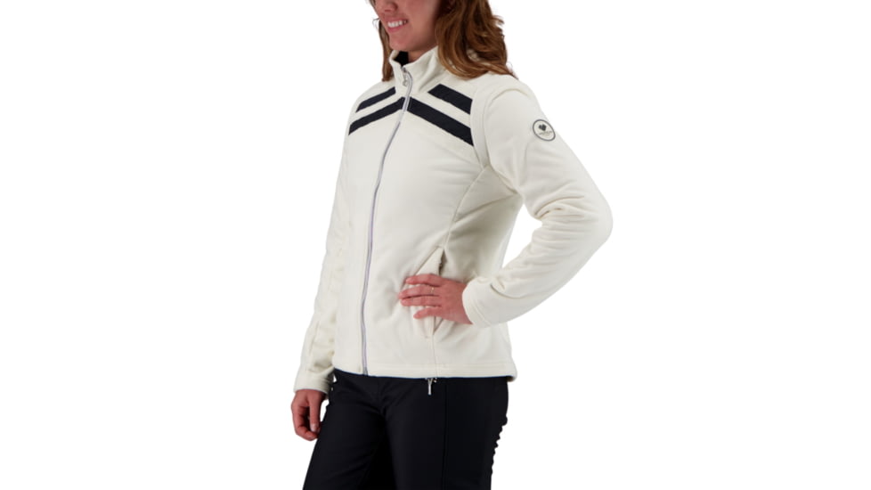 Obermeyer Ariadne Fleece Jacket - Womens, White, Extra Small, 17034-16010-XS