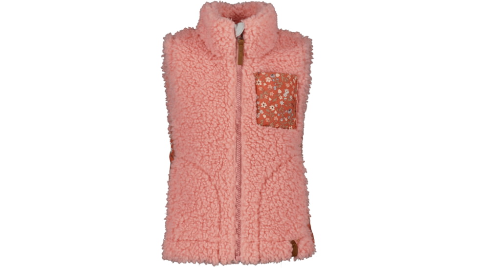 Obermeyer Ashton Sherpa Vest - Kids, Small, Pink Clay, 77038-22055-S