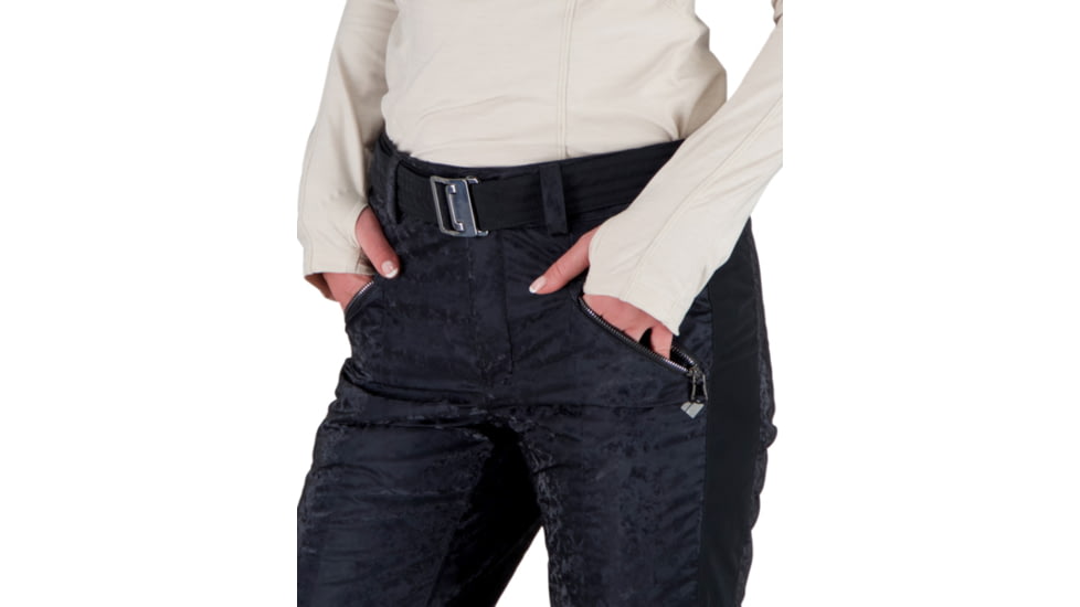 Obermeyer Athena Pant - Womens, Black Frost, 6 Short, 15078-21024-6S