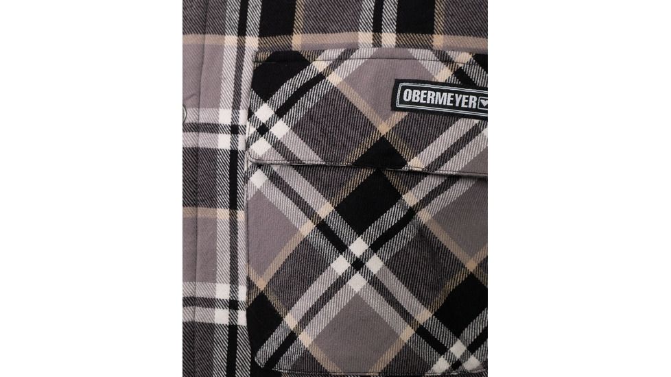 Obermeyer Avery Flannel Jacket - Mens, Berm Plaid, Large, 24046-BERM PLAID-L