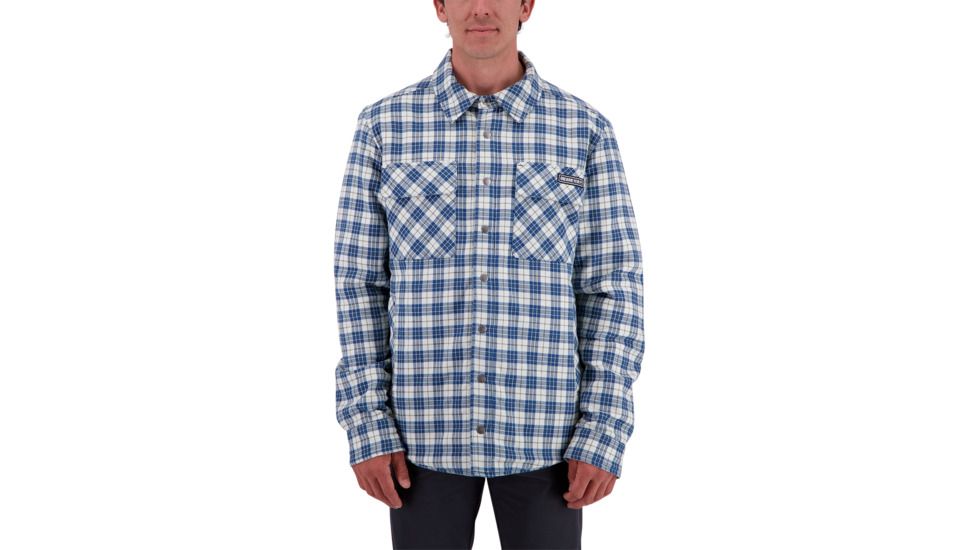 Obermeyer Avery Flannel Jacket - Mens, Icy Mey Plaid, Large, 24046-ICY MEY PLAID-L