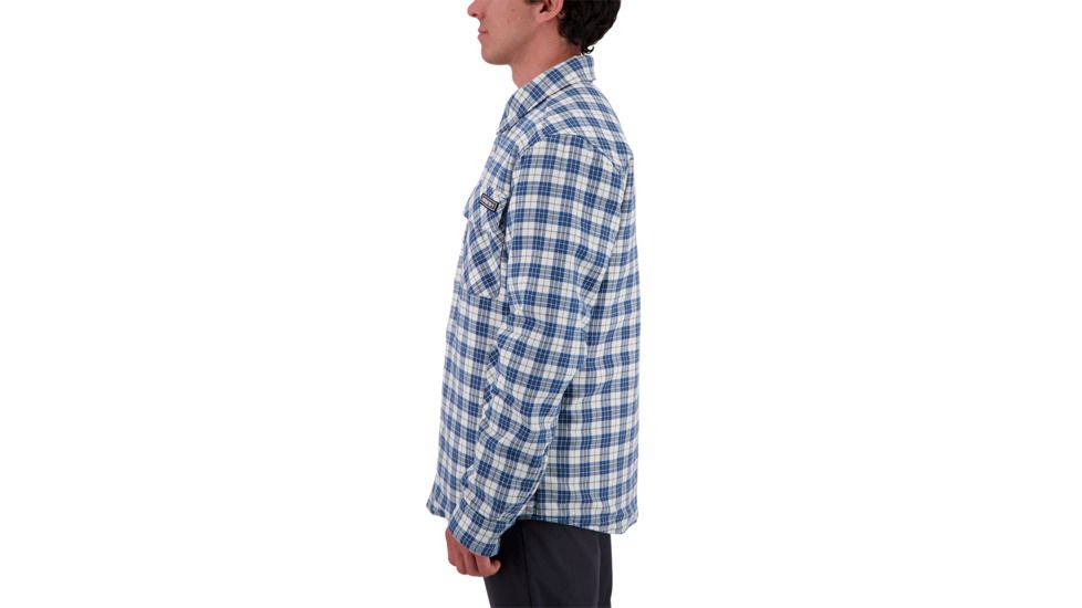 Obermeyer Avery Flannel Jacket - Mens, Icy Mey Plaid, Large, 24046-ICY MEY PLAID-L