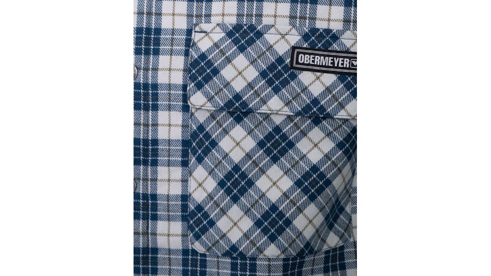Obermeyer Avery Flannel Jacket - Mens, Icy Mey Plaid, Large, 24046-ICY MEY PLAID-L