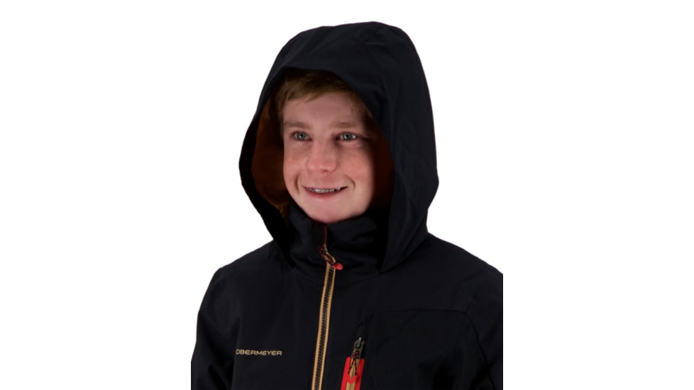 Obermeyer Axel Jacket - Boys, Brakelight, Extra Large, 41074-19042-XL