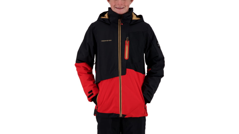 Obermeyer Axel Jacket - Boys, Brakelight, Extra Large, 41074-19042-XL