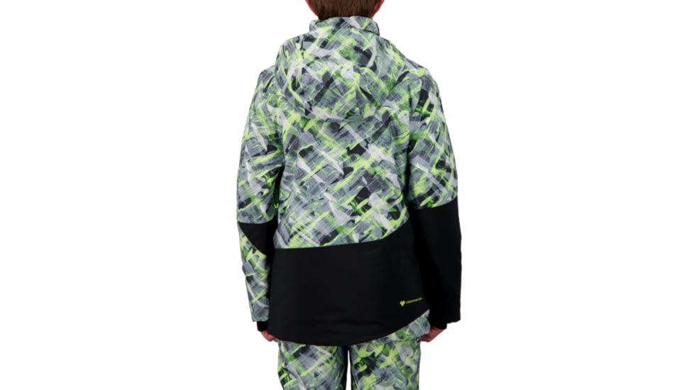 Obermeyer Axel Jacket - Boys, Carbon Camo, Extra Large, 41074-21184-XL