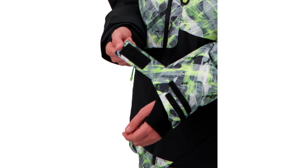 Obermeyer Axel Jacket - Boys, Carbon Camo, Extra Large, 41074-21184-XL
