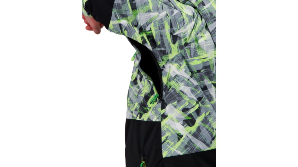 Obermeyer Axel Jacket - Boys, Carbon Camo, Extra Large, 41074-21184-XL