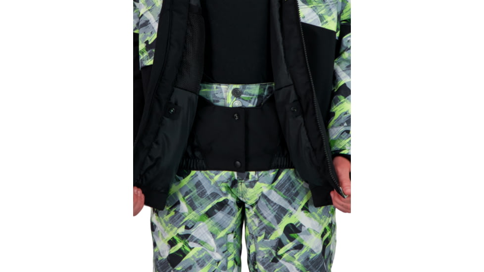 Obermeyer Axel Jacket - Boys, Carbon Camo, Extra Large, 41074-21184-XL