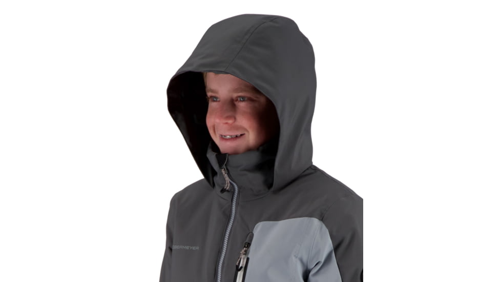 Obermeyer Axel Jacket - Boys, Coal, Extra Large, 41074-20004-XL