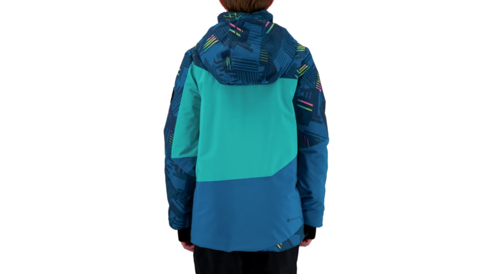 Obermeyer Axel Jacket - Boys, Radio Waves, Large, 41074-21170-L