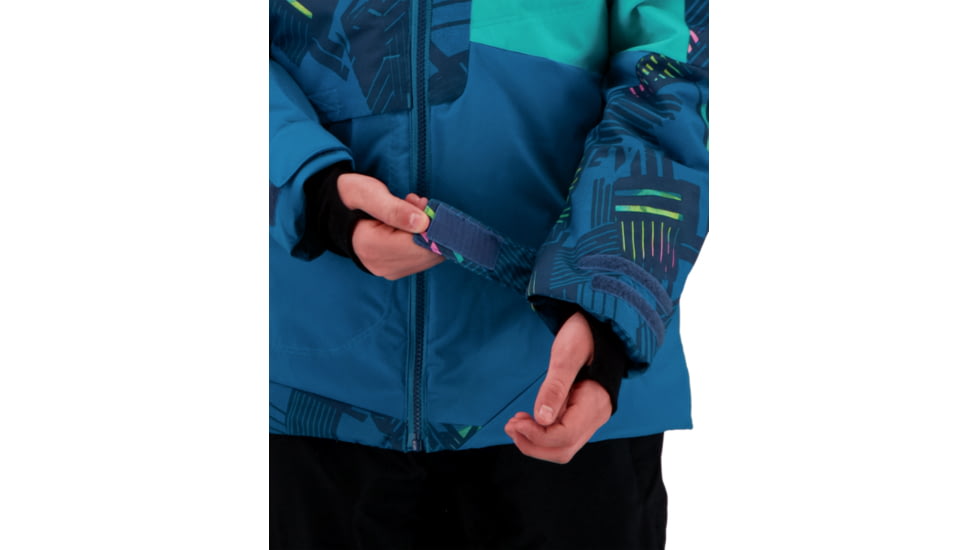 Obermeyer Axel Jacket - Boys, Radio Waves, Large, 41074-21170-L
