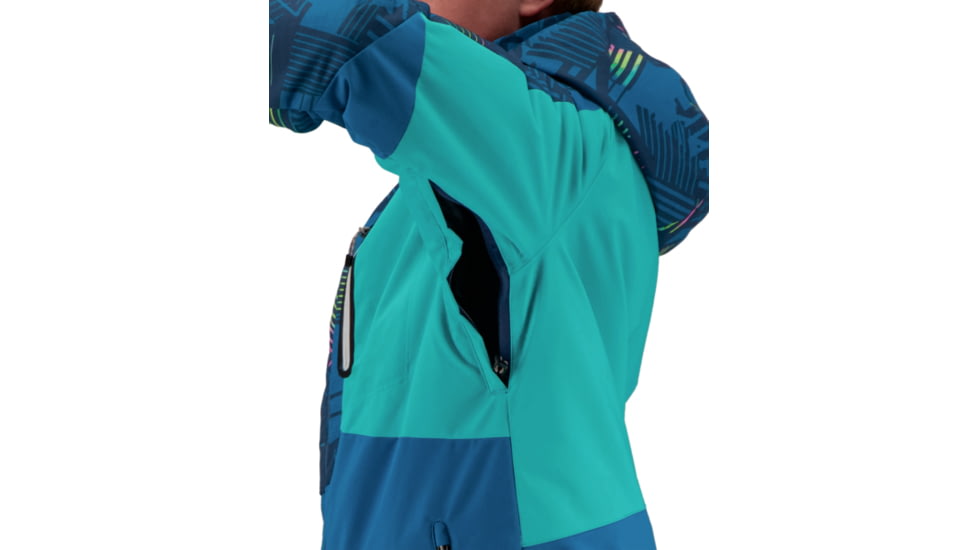 Obermeyer Axel Jacket - Boys, Radio Waves, Large, 41074-21170-L