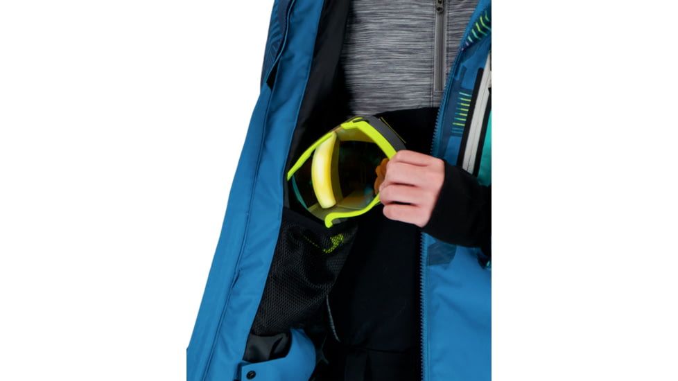 Obermeyer Axel Jacket - Boys, Radio Waves, Large, 41074-21170-L
