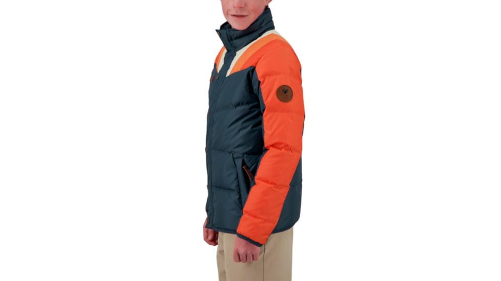 Obermeyer Benji Down Jacket - Boys, Raw Indigo, Extra Large, 44008-21175-XL