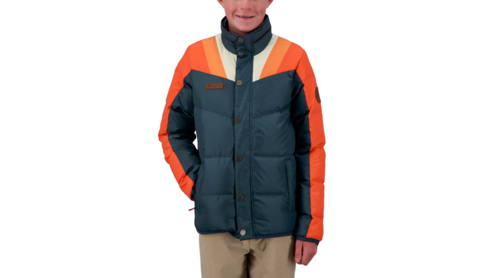 Obermeyer Benji Down Jacket - Boys, Raw Indigo, Extra Large, 44008-21175-XL
