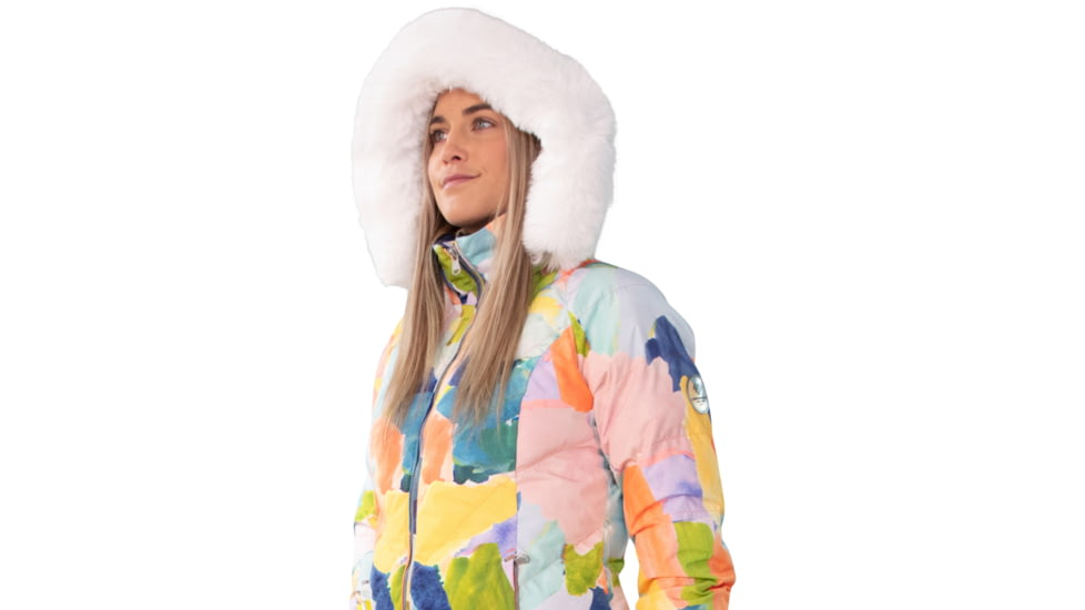 Obermeyer Bombshell Jacket - Women's, 8 US, Regular, Paintbrush, 11137-22131-8