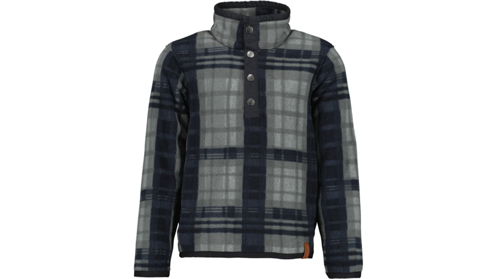 Obermeyer K Boulder Fleece - Kids, Extra Small, Woodsman Plaid, 77046-22146-XS