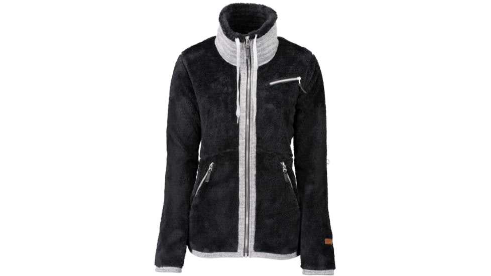 Obermeyer Britt Fleece Jacket - Womens, Black, Extra Small, 17044-BLACK-XS