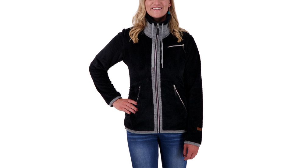 Obermeyer Britt Fleece Jacket - Womens, Black, Medium, 17044-BLACK-M