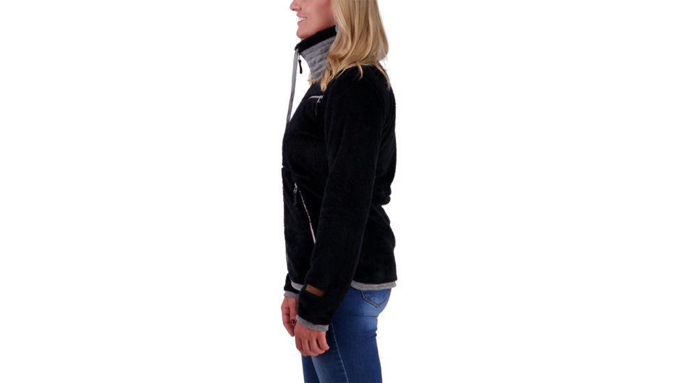 Obermeyer Britt Fleece Jacket - Womens, Black, Medium, 17044-BLACK-M