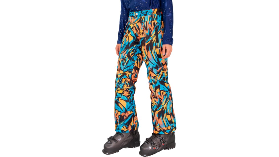 Obermeyer Brooke Print Pant - Girls, Medium, Swirl-Wind, 35021-22125-M