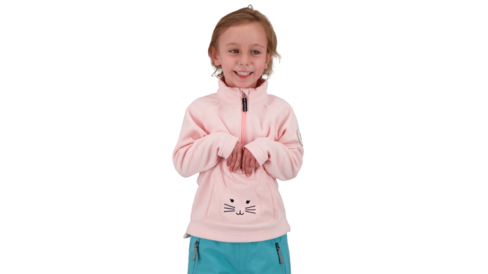 Obermeyer Bunny Slope Fleece - Girls, Pinklight, Small, 57035-21052-S