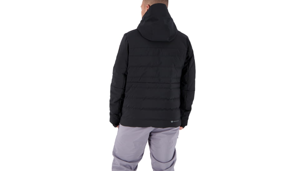 Obermeyer Caldera Down Hybrid Jacket - Mens, Black, Small, 21014-16009-S