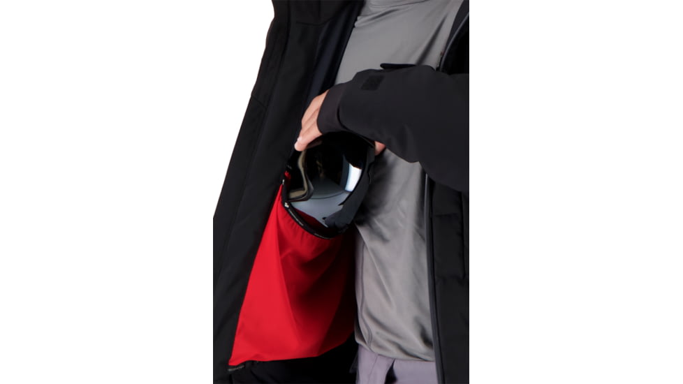 Obermeyer Caldera Down Hybrid Jacket - Mens, Black, Small, 21014-16009-S