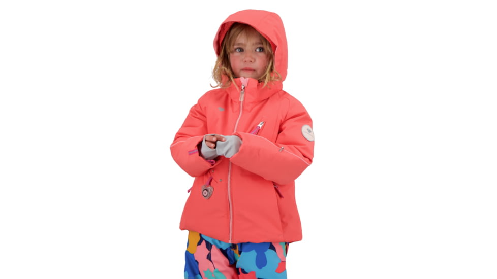 Obermeyer Cara Mia Jacket - Girls, Wild Coral, 2, 51074-21033-2